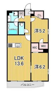 Solast Square綾瀬【7階】の間取り