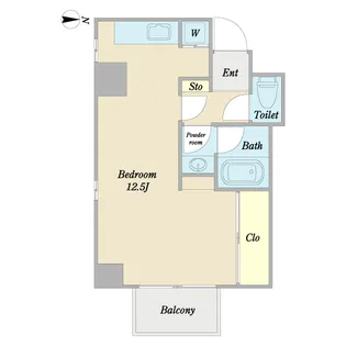 サンフローラ丸太町【9階】の間取り
