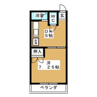 ブルク大澤【2階】の間取り