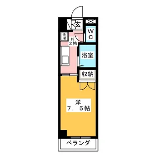 コーポ千賀【11階】の間取り