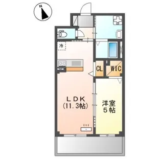 ブロッサム【2階】の間取り