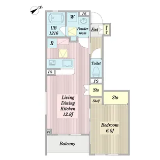 Hale Akala【1階】の間取り