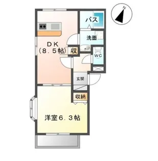 コンフォールハウス【2階】の間取り