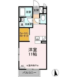 神奈川県相模原市中央区清新5【アパート】の間取り