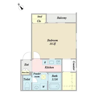 グランディール・レーヴ船橋本町【1階】の間取り