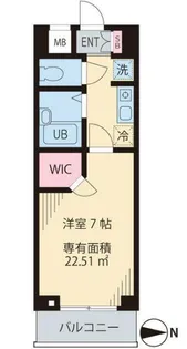 ビイルーム小金井【3階】の間取り