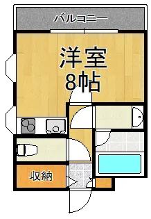 カーサ浅尾【3階】の間取り