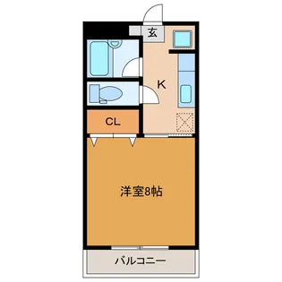 静岡県浜松市中央区芳川町【アパート】の間取り