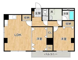 ダイヤ弐番館【4階】の間取り