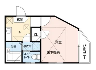 コンフォートベネフィス大橋6【1階】の間取り