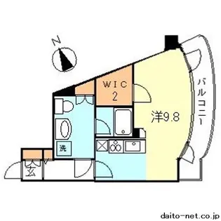 ハーベストヒルズ溝の口2【3階】の間取り