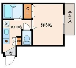 Aiマンション【1階】の間取り
