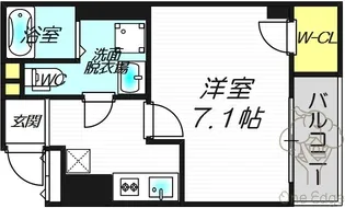 1Kの間取り画像