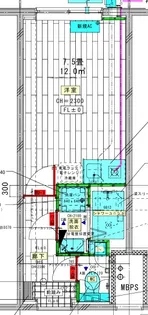 アンバサダー六本木【6階】の間取り