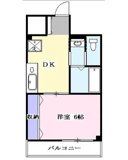 アモーレ所沢【2階】の間取り