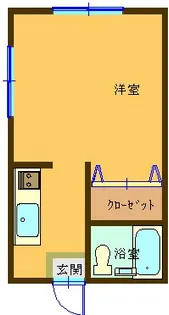 ホワイトコーポ末広【2階】の間取り
