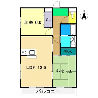 高知県高知市高須新町2【マンション】の間取り