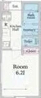 セナリオフォルム五反野III【2階】の間取り