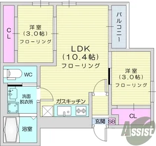REGALEST Y.s【3階】の間取り
