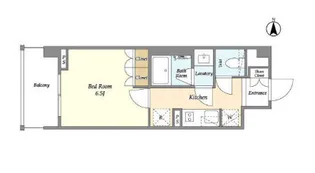 東京都新宿区四谷4【マンション】の間取り