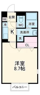 アムールコスモ【2階】の間取り