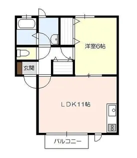 フォレストエステイツII【1階】の間取り