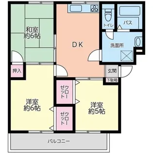 ボナール町田A【1階】の間取り