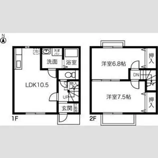 岐阜県岐阜市六条北4【一戸建】の間取り