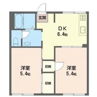 メゾン城山【1階】の間取り