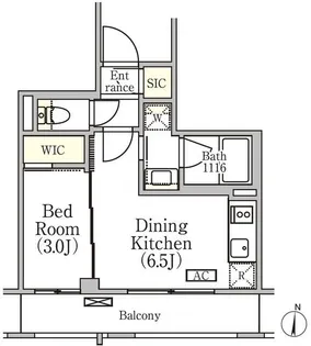 イプセ中野三丁目【4階】の間取り