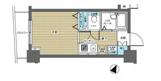 フェニックス日本橋浜町公園【6階】の間取り