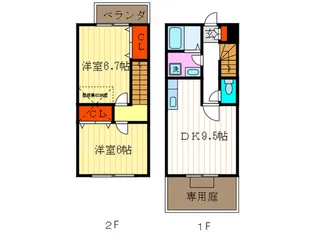 京都府長岡京市井ノ内宮山【一戸建】の間取り