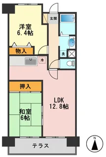 東京都葛飾区東金町2【マンション】の間取り