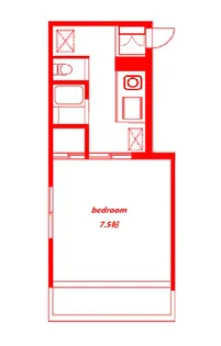 ル・プルニエ【1階】の間取り