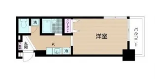 デュオフィール島津山【8階】の間取り