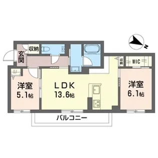 【新築】フォレスト【SHM】【2階】の間取り