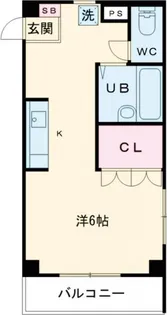 ヴィラ綾瀬【1階】の間取り