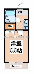 ラフィーネ小若江【3階】の間取り