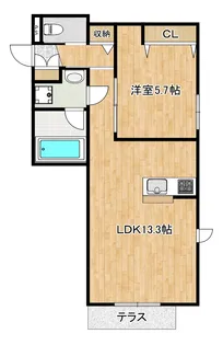Pastoral 武蔵新城~パストラルムサシシンジョウ~【1階】の間取り