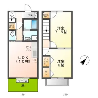 Branche R&AII【2階】の間取り