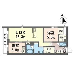 オーツー【3階】の間取り