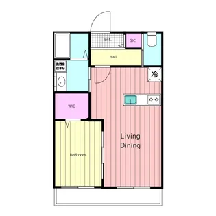 プレミアムハイムメゾン佐藤【1階】の間取り