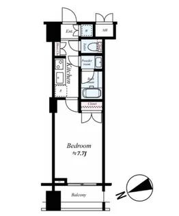 東京都新宿区新宿1【マンション】の間取り