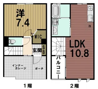 滋賀県大津市南志賀3【一戸建】の間取り