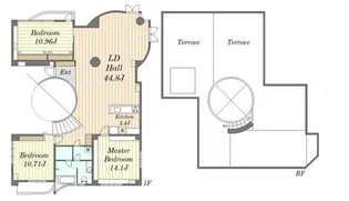 グリーンテラス元代々木【4階】の間取り