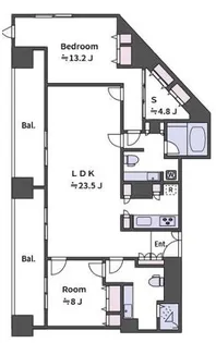レグノ・セレーノ【19階】の間取り