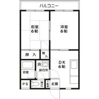 ハイクリーンコート【2階】の間取り