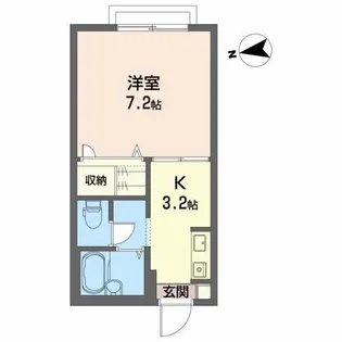 シャーメゾン新小路【2階】の間取り