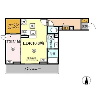 プライムヒル【1階】の間取り