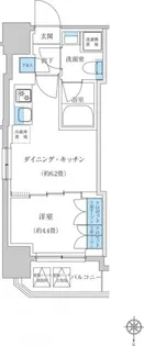 レジディア蒲田プレイス【11階】の間取り